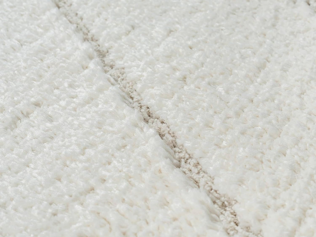 the carpet Velvet eleganter Designer Teppich Wohnzimmer, weicher &amp; pflegeleichter Hochflor Wohnzimme