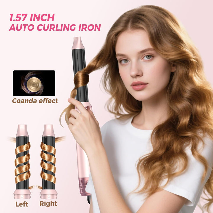 Atopskins 5 in 1 Air Styler Set Haarstyler Hairstyler Airbrush 5 in 1 Hair Styler Set Mit Rundbürste