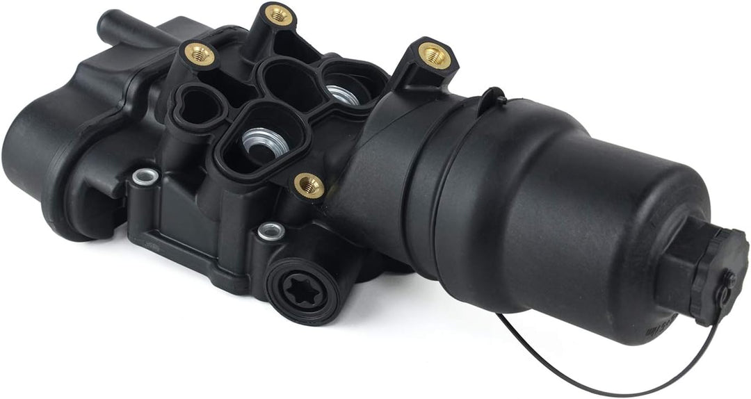 Flynsu Ölfiltergehäuse mit Dichtung Ersatz für Aud1 Se-at Sk0da V-W 06D115397J 06D115397K 06D115397D