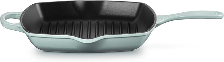 LE CREUSET Signature Gusseisen-Grillpfanne, Quadratisch, 26 cm, Für alle Herdarten inkl. Induktion g