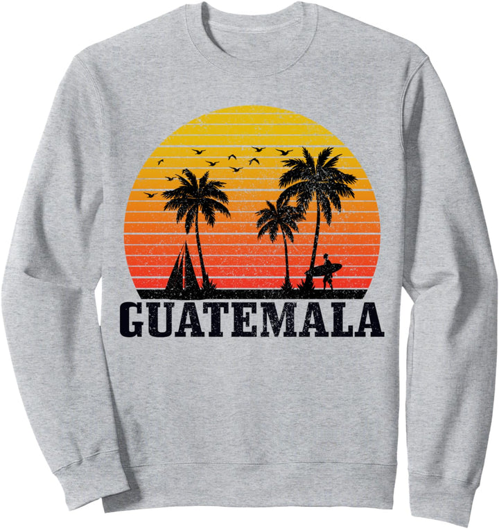 Guatemala Surfer Vintage Karibik Souvenir Sweatshirt
