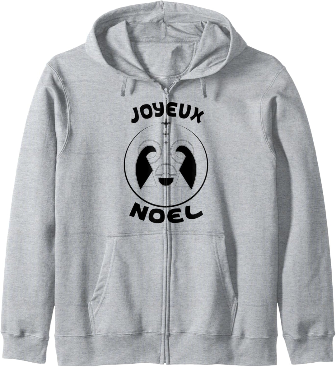 Joyeux Noel Frohe Weihnachten Französisch Sprache Kapuzenjacke