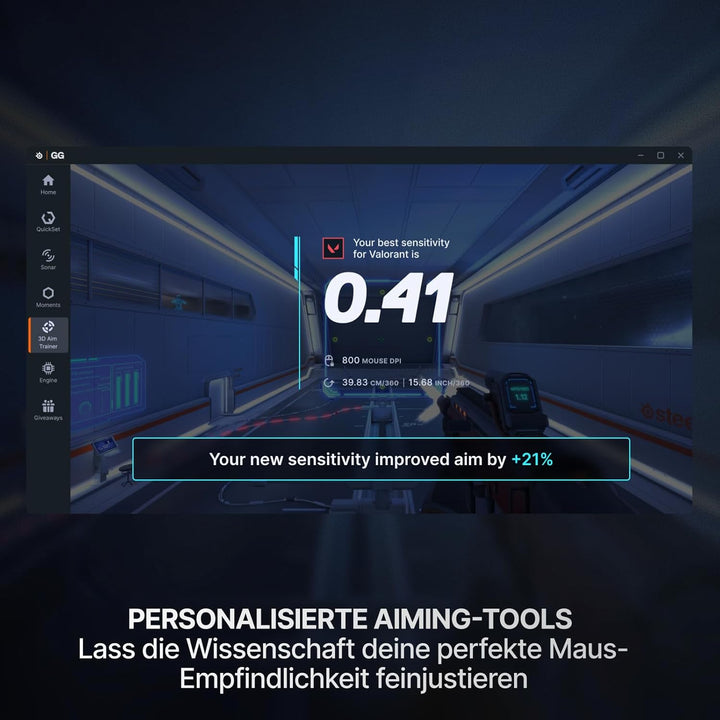 SteelSeries Aerox 3 Wireless Gen 2 – Ultraleichte 68-g-Gaming-Maus, 4K-Polling, 26K-DPI-Optiksensor,