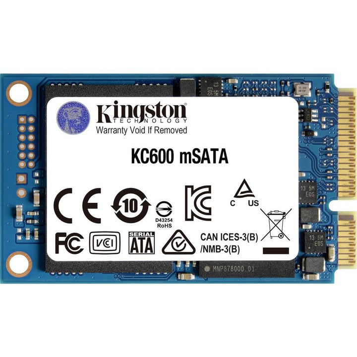 Kingston KC600 SSD 256GB SATA3 mSATA - SKC600MS/256G 256GB mSATA Nur Laufwerk, 256GB mSATA Nur Laufw