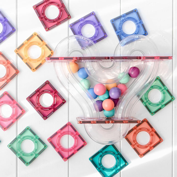 CONNETIX Magnetbausteine Pastell Kugelpack, 16 Stück