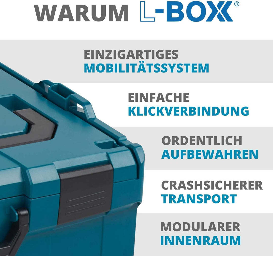 Bosch Sortimo L-BOXX Halter ProSafe VPE2 + 3m Prosafe Zurrgurt | Lbox Halterung &amp; Klemmschlossgurt |