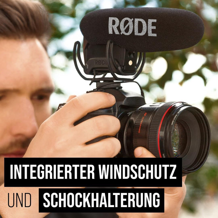 RØDE VideoMic Pro Professionelles Richtmikrofon mit Hochpassfilter und Pad für Videoaufnahmen und Co