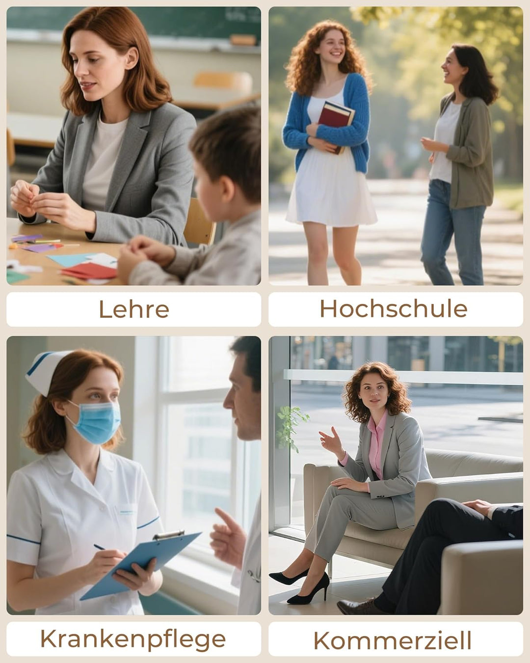 Ytonet Lehrertasche Damen Gross, Schützend Laptoptasche 15,6 Zoll mit Dokumentenmappe A4, Gross Arbe
