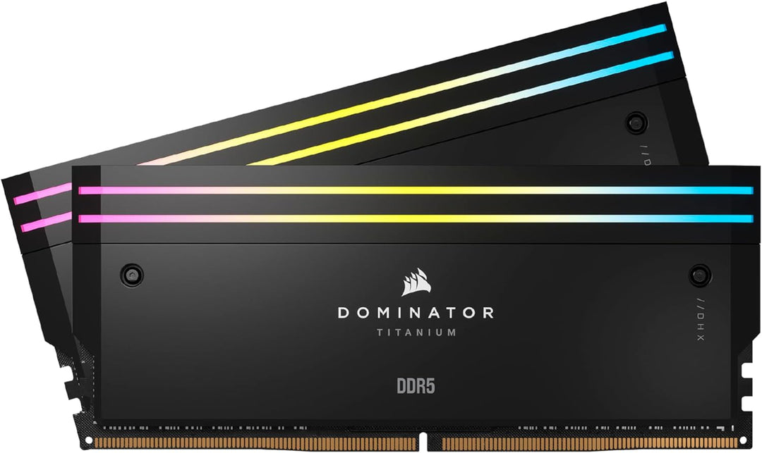 CORSAIR Dominator Titanium RGB DDR5 RAM 48GB (2x24GB) DDR5 7200MHz CL36 Intel XMP iCUE-Kompatibler C