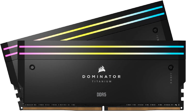 CORSAIR Dominator Titanium RGB DDR5 RAM 32GB (2x16GB) DDR5 6600MHz CL32 Intel XMP iCUE-Kompatibler C