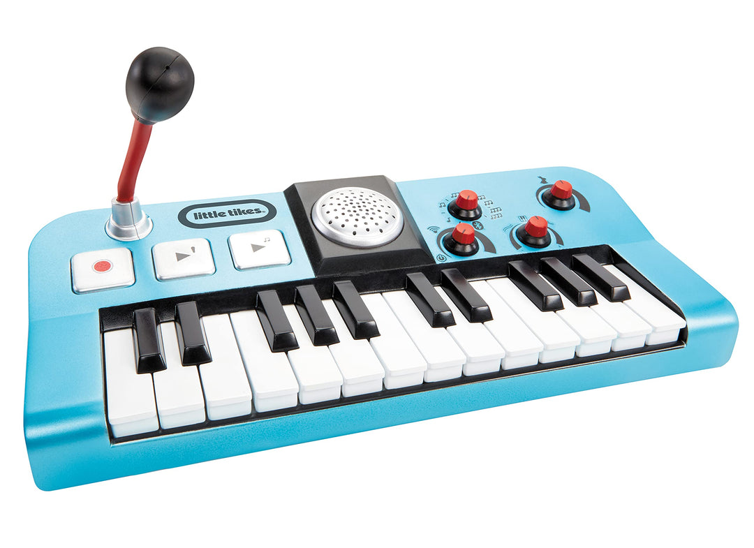 Little Tikes My Real Jam Keyboard - Spielzeug Keyboard mit Mikrofon und Hülle - Vier Spielmodi, Laut