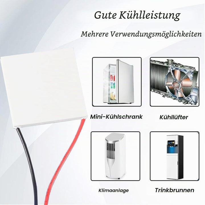 DAOKAI 4 Stück SP1848-27145 thermoelektrischer Stromgenerator, Kühler, Kühlung, Power-Plate-Modul, 4