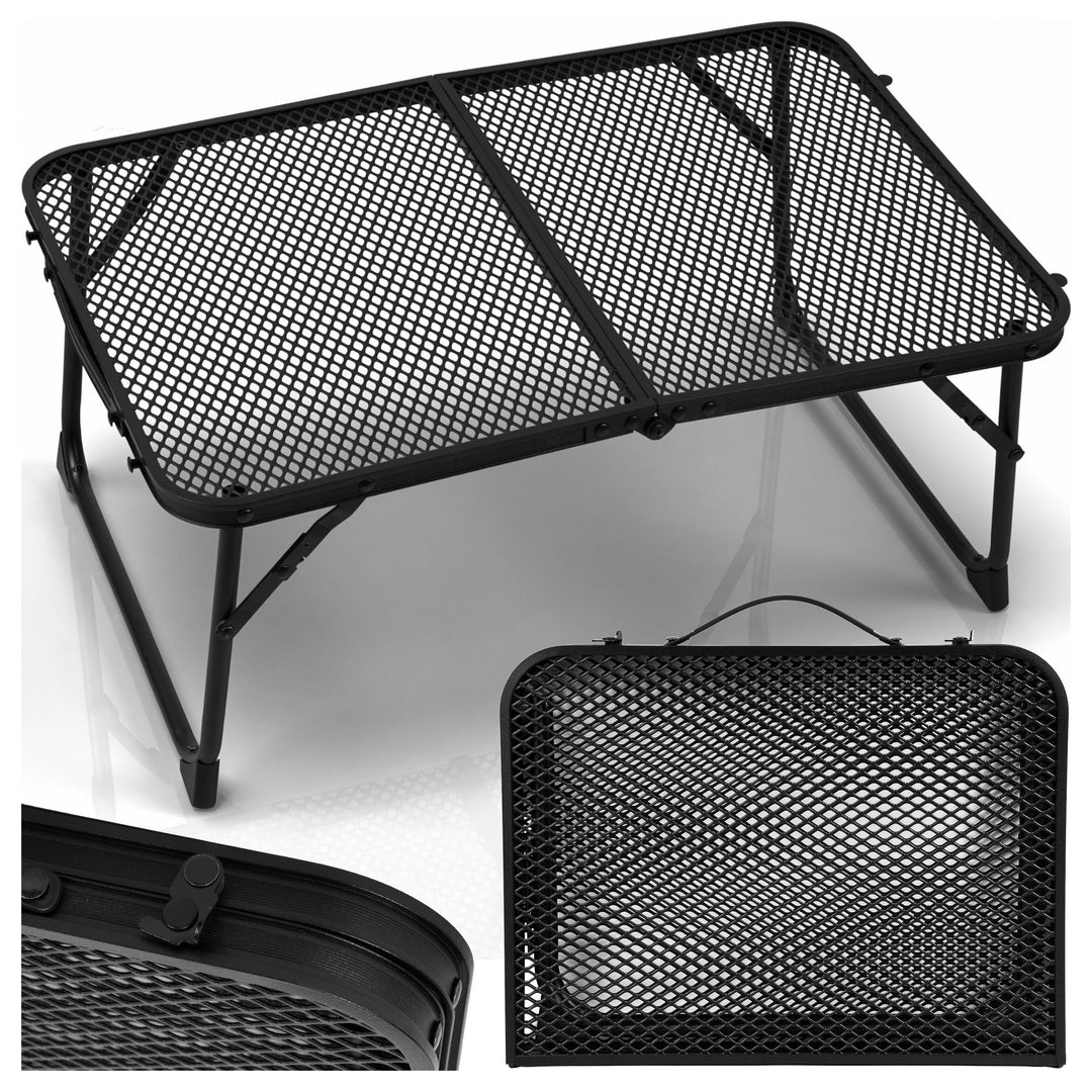 MalTec Wandern Klappbarer Campingtisch in Aluminium FLIP 60 Koffer