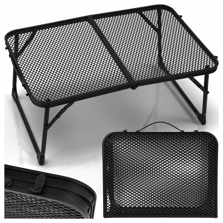 MalTec Wandern Klappbarer Campingtisch in Aluminium FLIP 60 Koffer