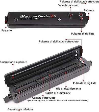 Vakuumiergerät Vakuumiergerät Automatische Lebensmittelversiegelung, Versiegelung von Lebensmitteln,