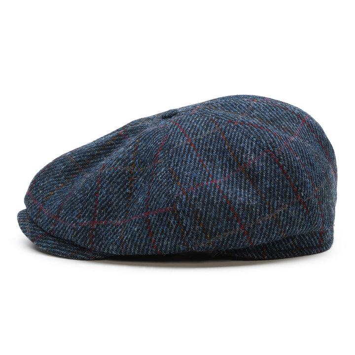 Sterkowski Shelby | 100% Harris Tweed Schiebermütze für Herren und Damen | Warm Elegant 8-Panel Zeit