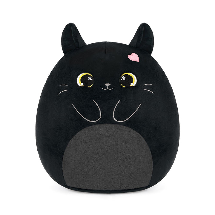 shownicer Plüschtier Katze Kuscheltier Stofftier Kawaii Katze Plüsch Kissen Spielzeug Geschenk für E