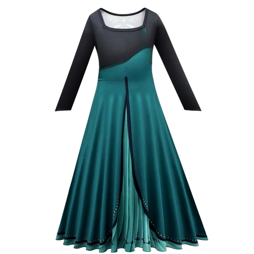 Lito Angels Prinzessin Königin Anna Krönung Kostüm Kleid für Kinder Mädchen, Eiskönigin Krönungsklei