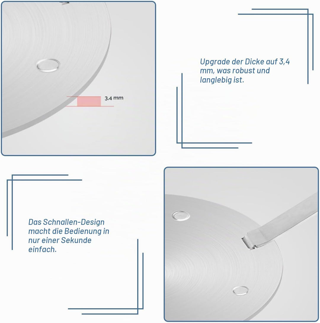 GOMETY Universal Induktion Adapterplatte Ø 24 cm, Induktionsadapter mit Abnehmbarem Griff, Edelstahl