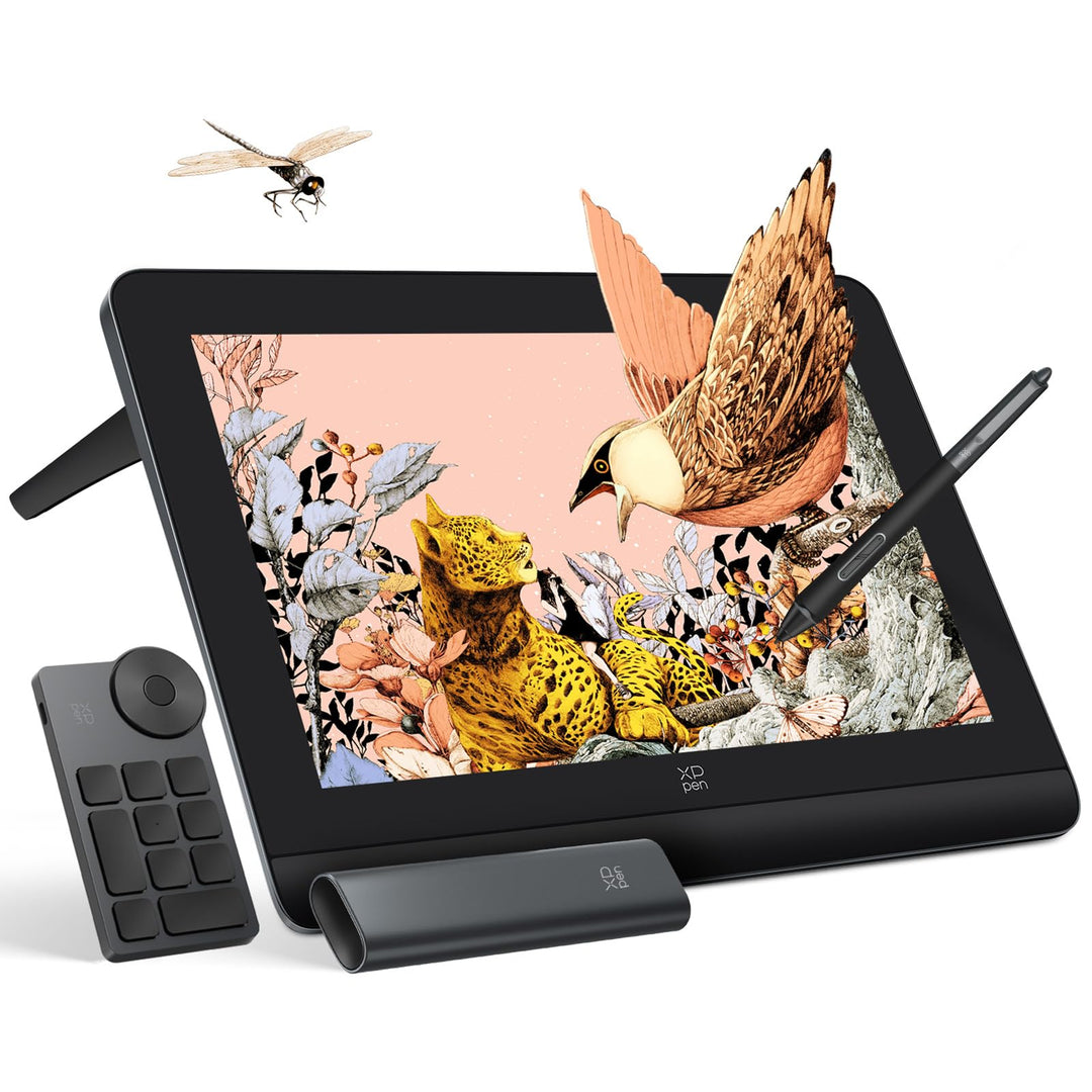 XPPen Grafikdisplay Artist Pro 16 Gen.2 Grafiktablett mit 16K X3 Pro Stift, 16Zoll Digitales Zeichen