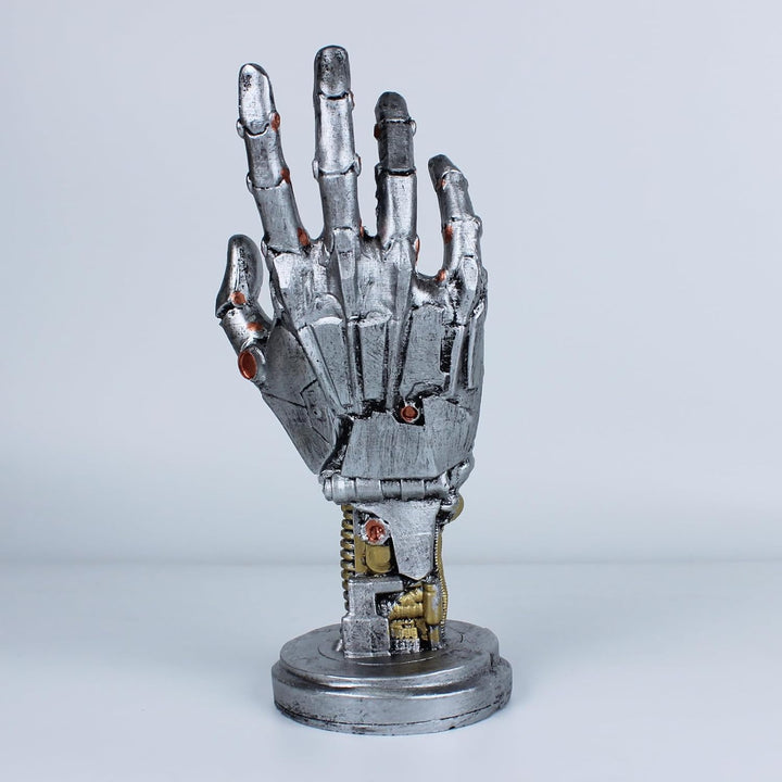 Cyberpunk Kunstwerk – Gaming Kopfhörerständer und Controller Ständer – Futuristisches Metalloptik De