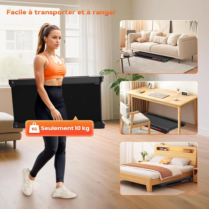 3 in 1 Walking Vibration Pad für Laufband für Zuhause mit Bluetooth 0.3-6km/h den Heim, und Walking