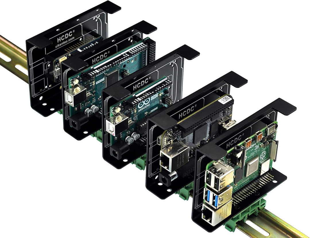 DIN-Schienenhalterung für Raspberry Pi A+ B+ 2B 3B 3B 4B Zero Arduino Uno Mega Mkr BeagleBone