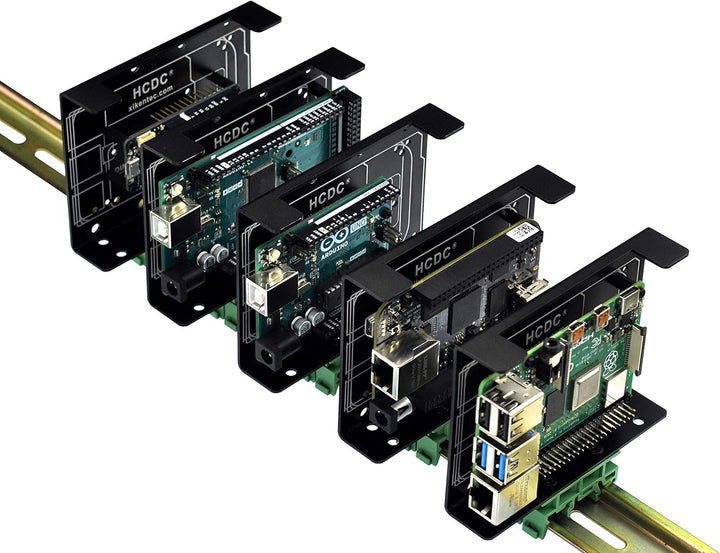 DIN-Schienenhalterung für Raspberry Pi A+ B+ 2B 3B 3B 4B Zero Arduino Uno Mega Mkr BeagleBone