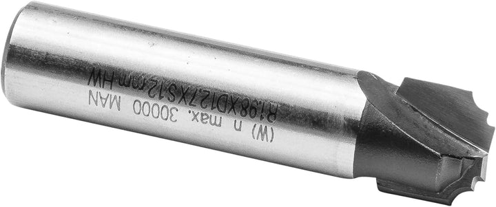 ENT 13183 Nutenprofilfräser HW, Schaft (S) 12 mm, Durchmesser (D) 12,7 mm, NL 9,5 mm, R 2 mm, SL 40