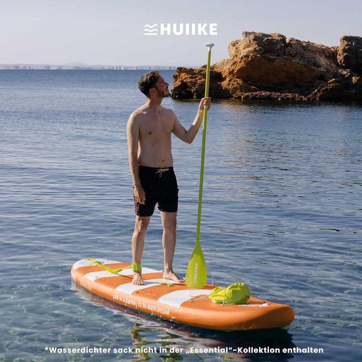HUIIKE Stand Up Paddling Board mit Zubehör, Paddel, Finnen, Pumpe. Paddle Sup Board Aufblasbar Hohe