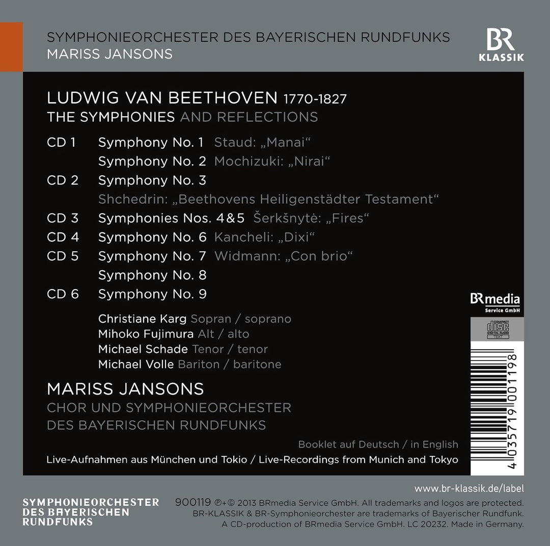 Beethoven: Die Symphonien / Reflections, Audio-CD