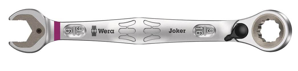 Wera Joker Switch Maul-Ringratschen-Schlüssel, zöllig, umschaltbar, 9/16 Zoll x 187 mm, Pink, 050200