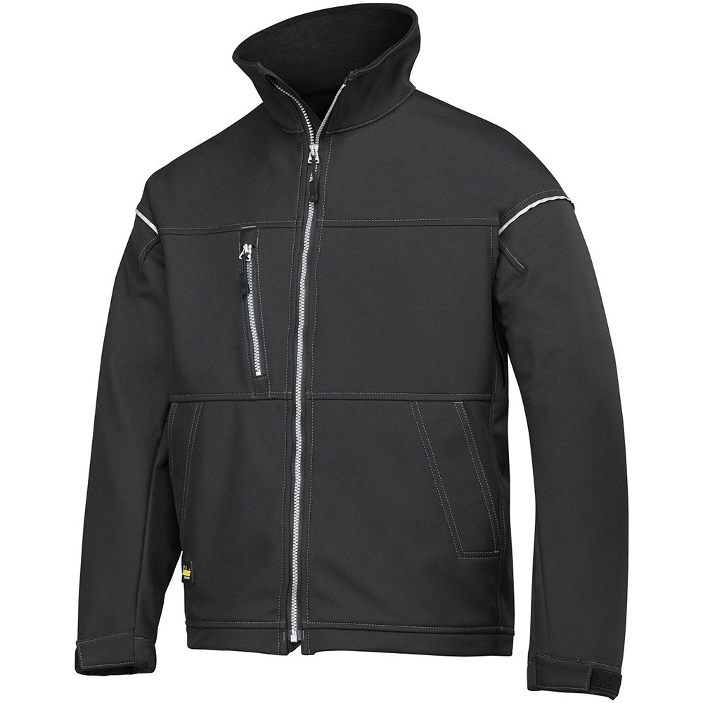 Snickers Soft Shell Jacke Gr. XXXL Regular 9 Schwarz, 9 Schwarz