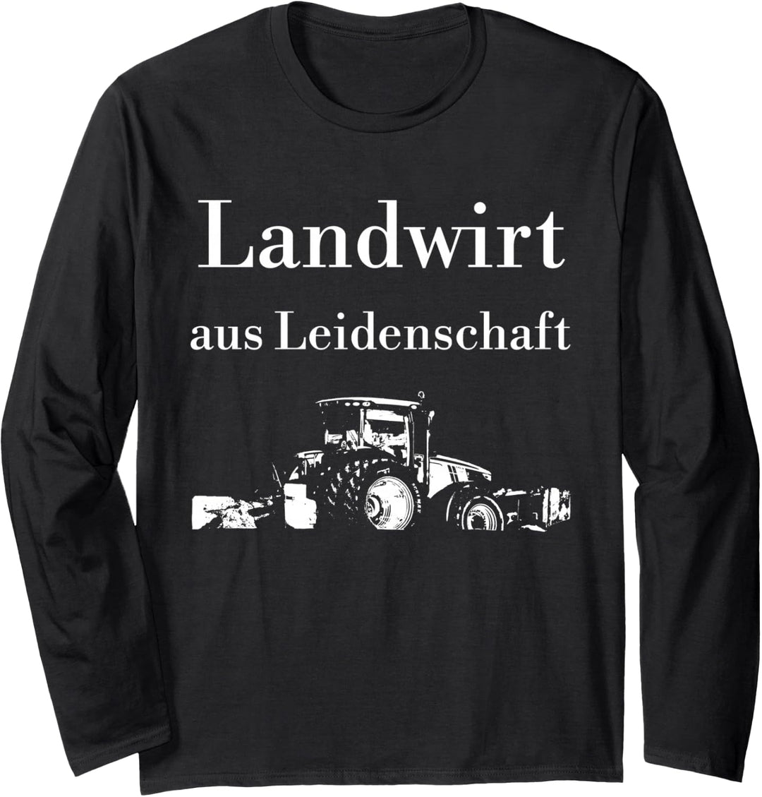 Landwirt Bauer Trecker Traktor Landwirtschaft Geschenk Langarmshirt