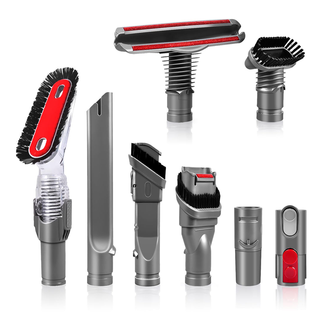 KEEPOW Zubehör Set Bürste für Dyson V7 V8 V10 V11 V15 SV10 SV11, Düse Bodendüse Ersatz Kit für Dyson