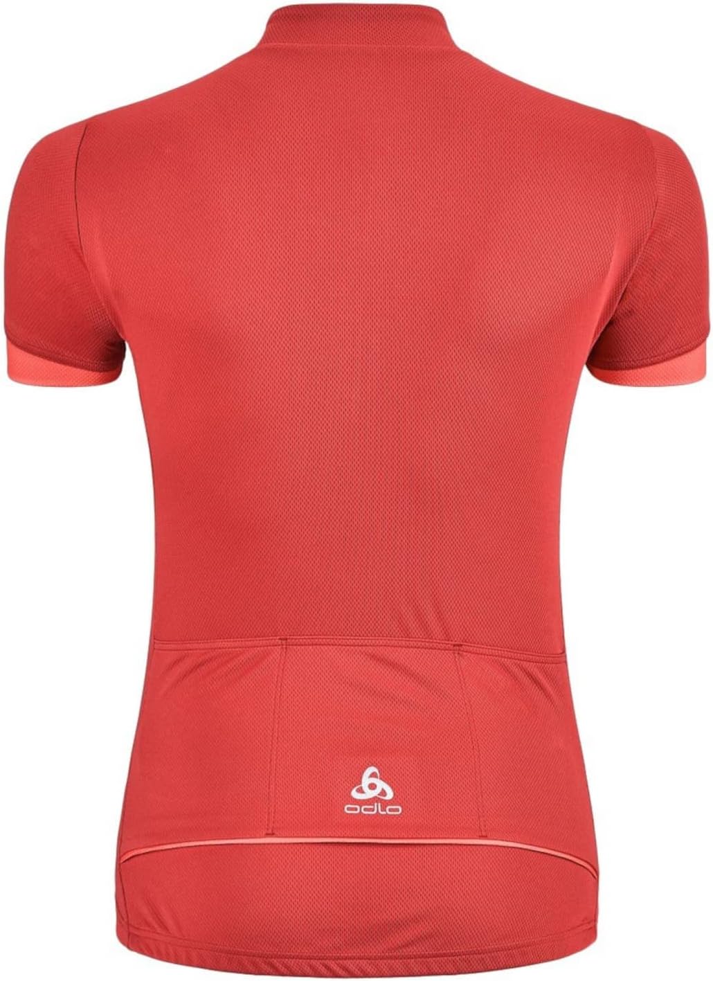 Odlo Damen Essentials_411971 Radtrikot halber Reissverschluss (1er Pack) S American Beauty - Cayenne