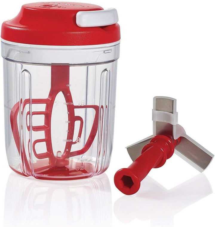 TUPPERWARE Chef Multi-Chef D169 zum Zerkleinern & Aufschlagen Speedy Girl rot 26757