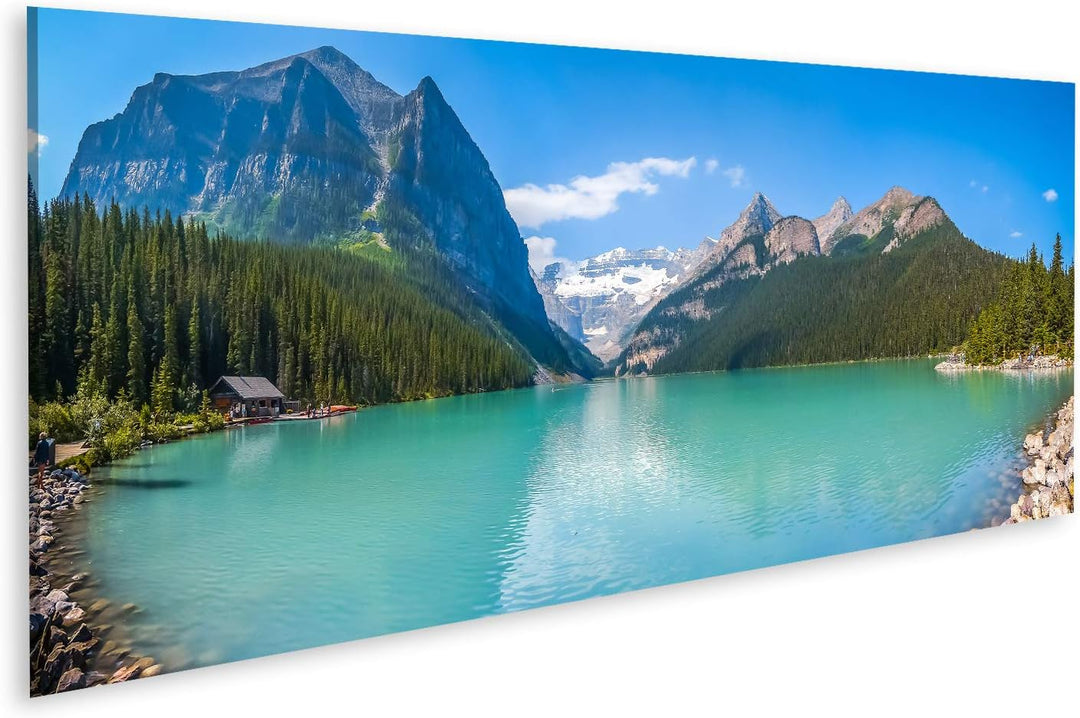 islandburner Bild auf Leinwand See Louise Mountain In Banff National Park Alberta Kanada Schöner Pan