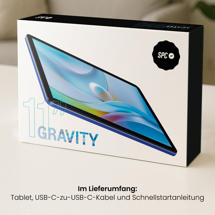 SPC Gravity - Tablet 11 Zoll HD in blau | Octa-Core, 4GB RAM und 128GB erweiterbarer Speicher | 7 St
