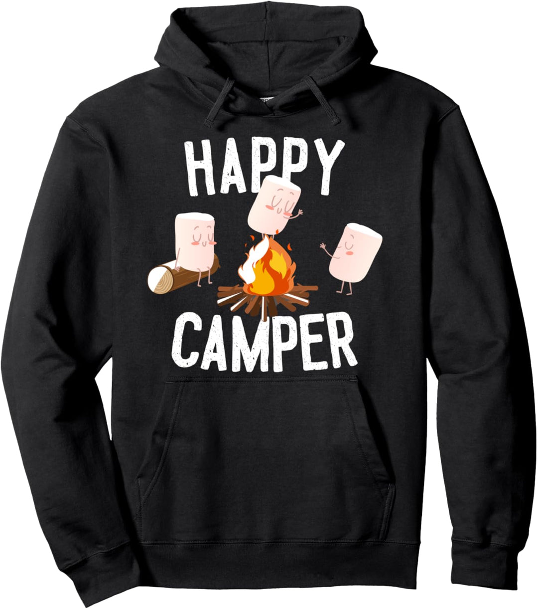 Lustiger Marshmallow-Camper niedlich für Kinder, Damen, Herren Pullover Hoodie