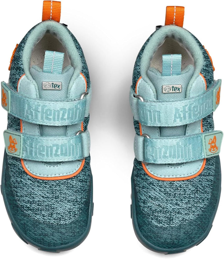 Affenzahn Barfussschuh Leder Kinderschuh für Jungen und Mädchen 21 EU Hase Petrol, 21 EU Hase Petrol