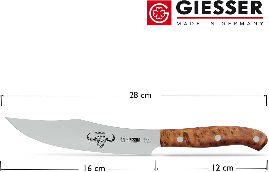 GIESSER seit 1776 - Made in Germany - Zubereitungsmesser 16 cm Tree of Life, PremiumCut Veggie No 1,
