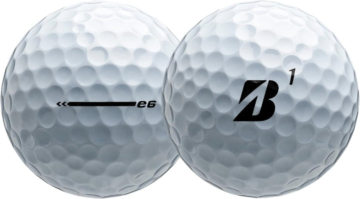 Bridgestone e6 Golfbälle (1 Dutzend) E6 Weiss Weiss, E6 Weiss Weiss