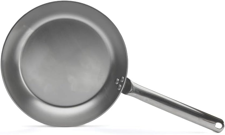 De Buyer - Bratpfanne CARBONE PLUS aus Eisenstahl - mit Rohrstielgriff aus Edelstahl - 28 cm Durchme