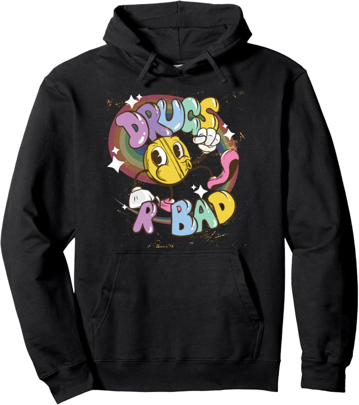 Drugs Are Bad Lustiges Geschenk Parodie Design Pullover Hoodie