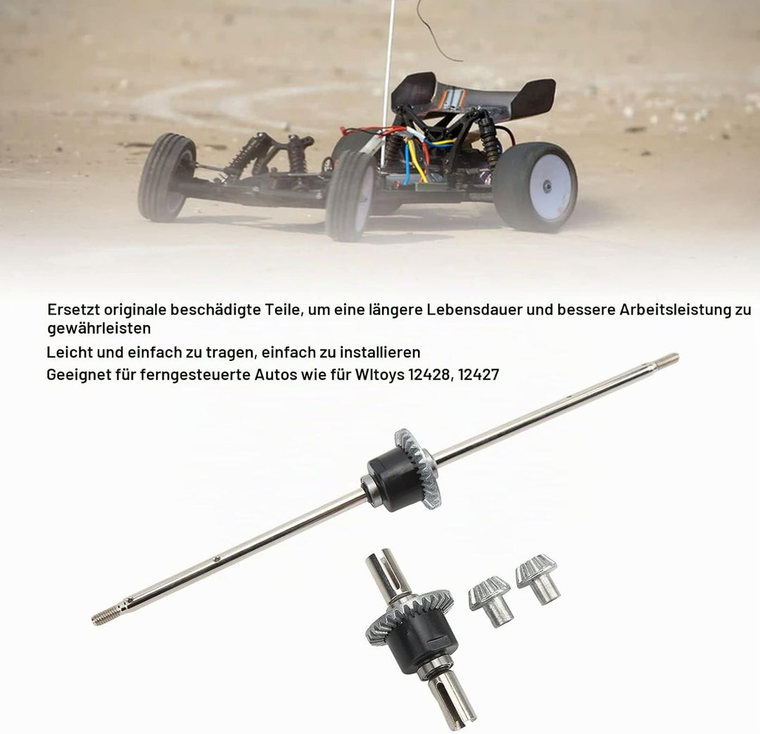 Ersatz-Differential, Hochwertiges Edelstahl Vorne Hinten Differentialgetriebe Ersatzteile für RC Aut