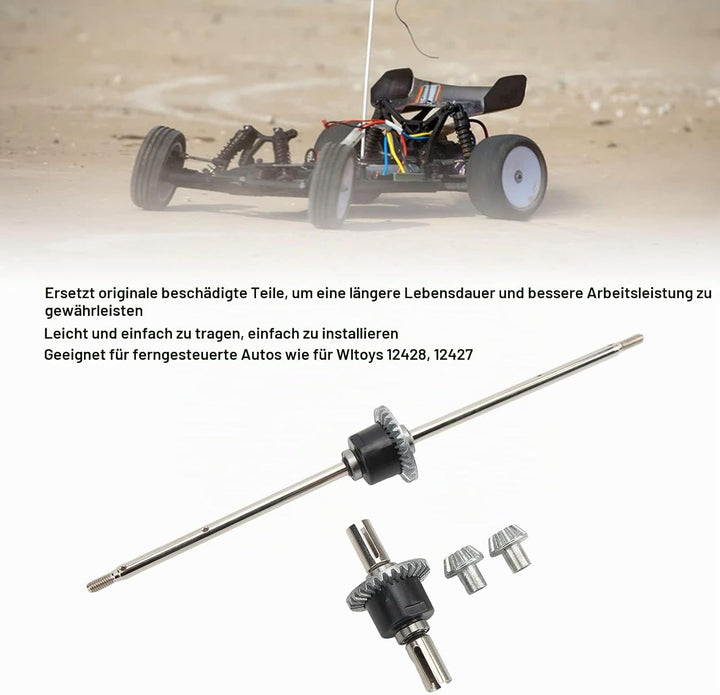 Ersatz-Differential, Hochwertiges Edelstahl Vorne Hinten Differentialgetriebe Ersatzteile für RC Aut