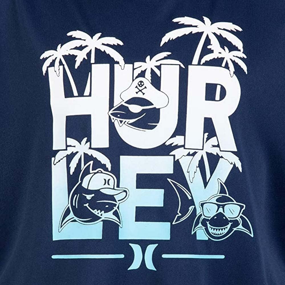 Hurley Jungen Hrlb Shark Paradise Set Board-Shorts 2 Jahre Blau (Blue Gaze), 2 Jahre Blau (Blue Gaze