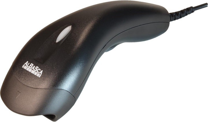 Albasca USB Handscanner MK-1000 Barcode-Scanner -MIT STÄNDER- bis 390mm Leseabstand - 270 Scans/Sek.