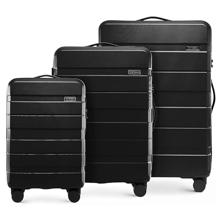WITTCHEN COMODO Line Koffer Handgepäck Gepäck-Set aus ABS Teleskopgriff TSA Schloss 4 Doppelräder Ko
